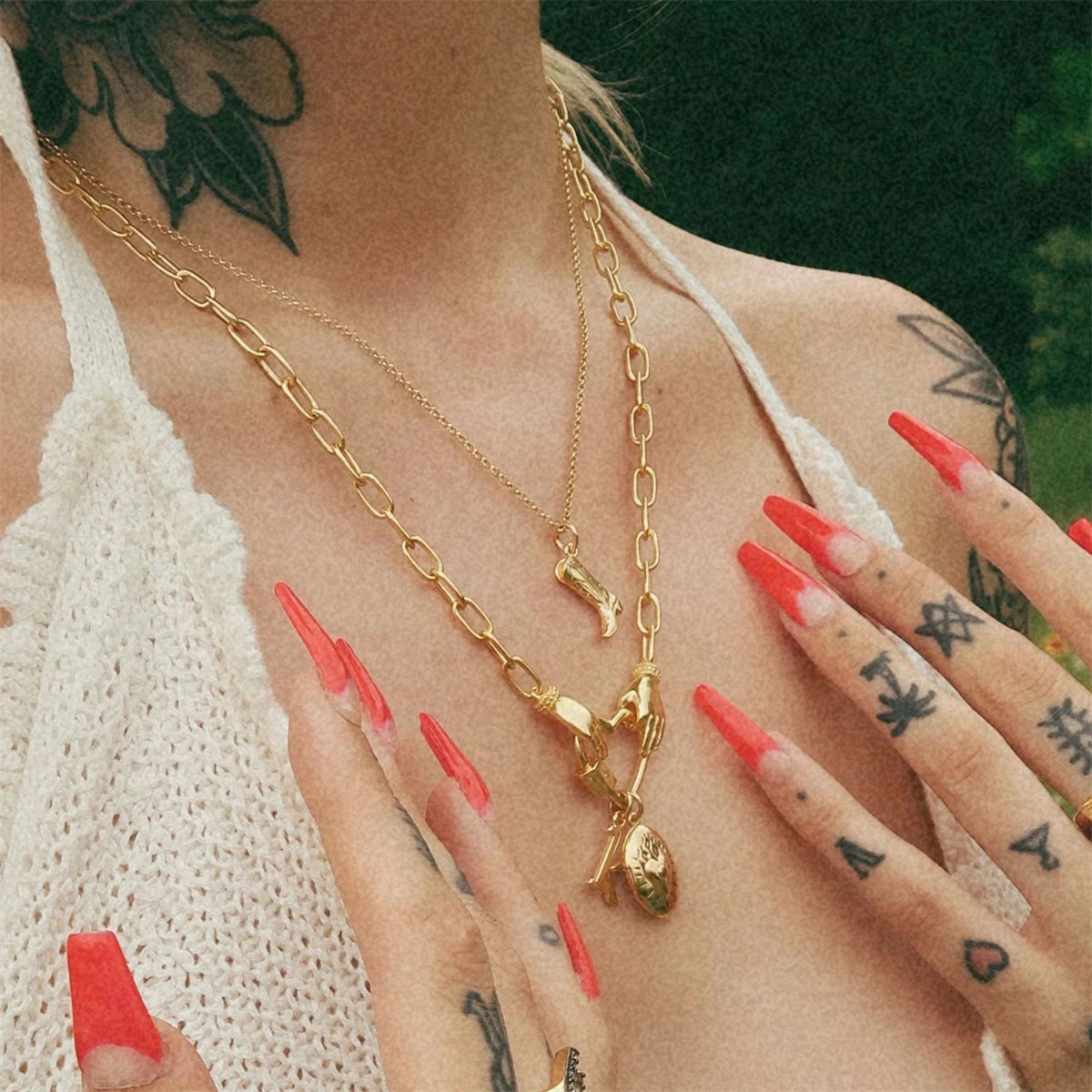 Heart Clasp Necklace