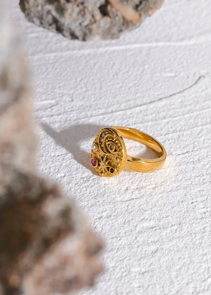 Moon Eye Ring
