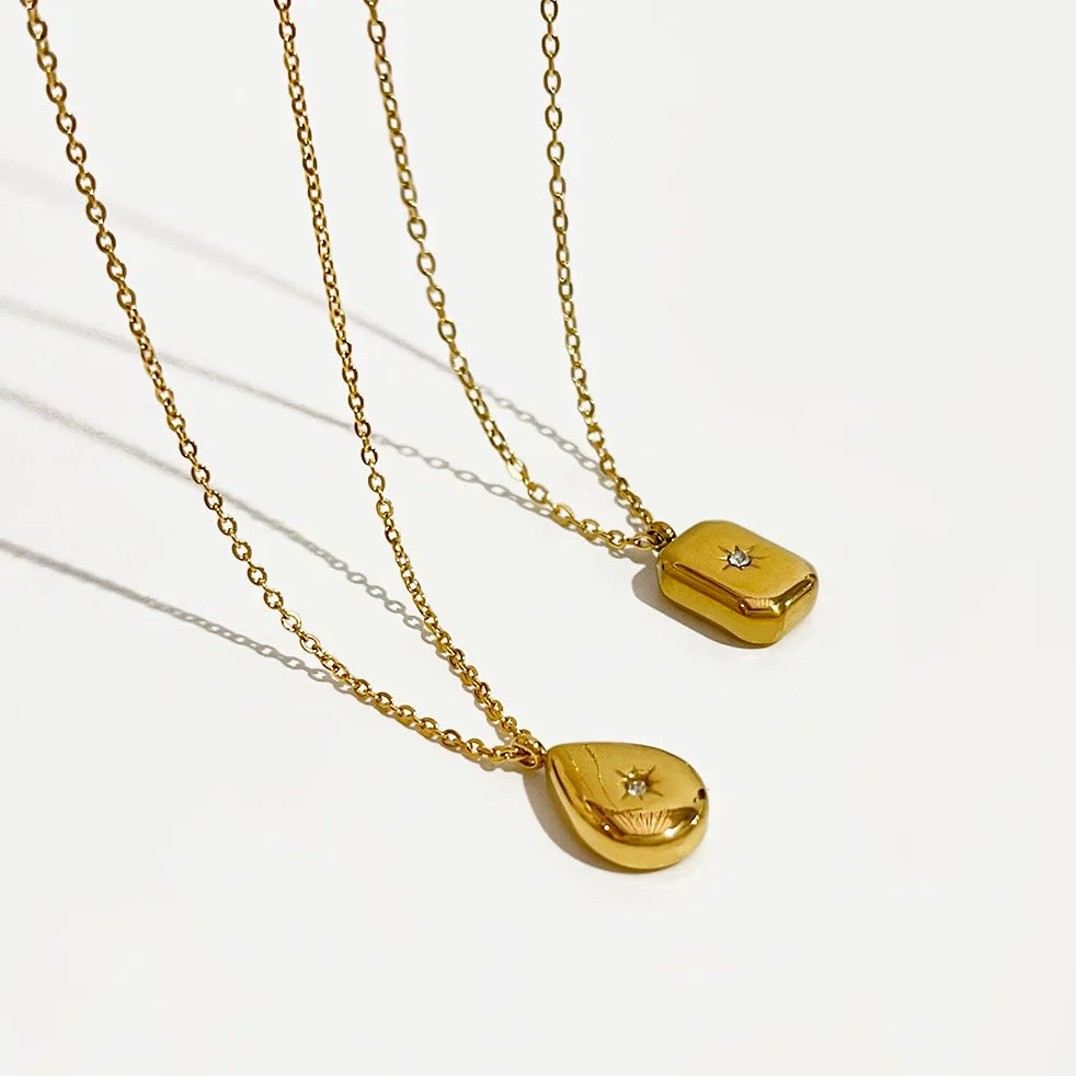 Rhinestone Minimalist Necklace