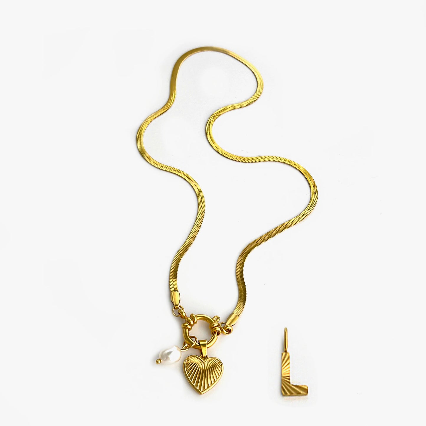 Freshwater Pearl Charm Necklace