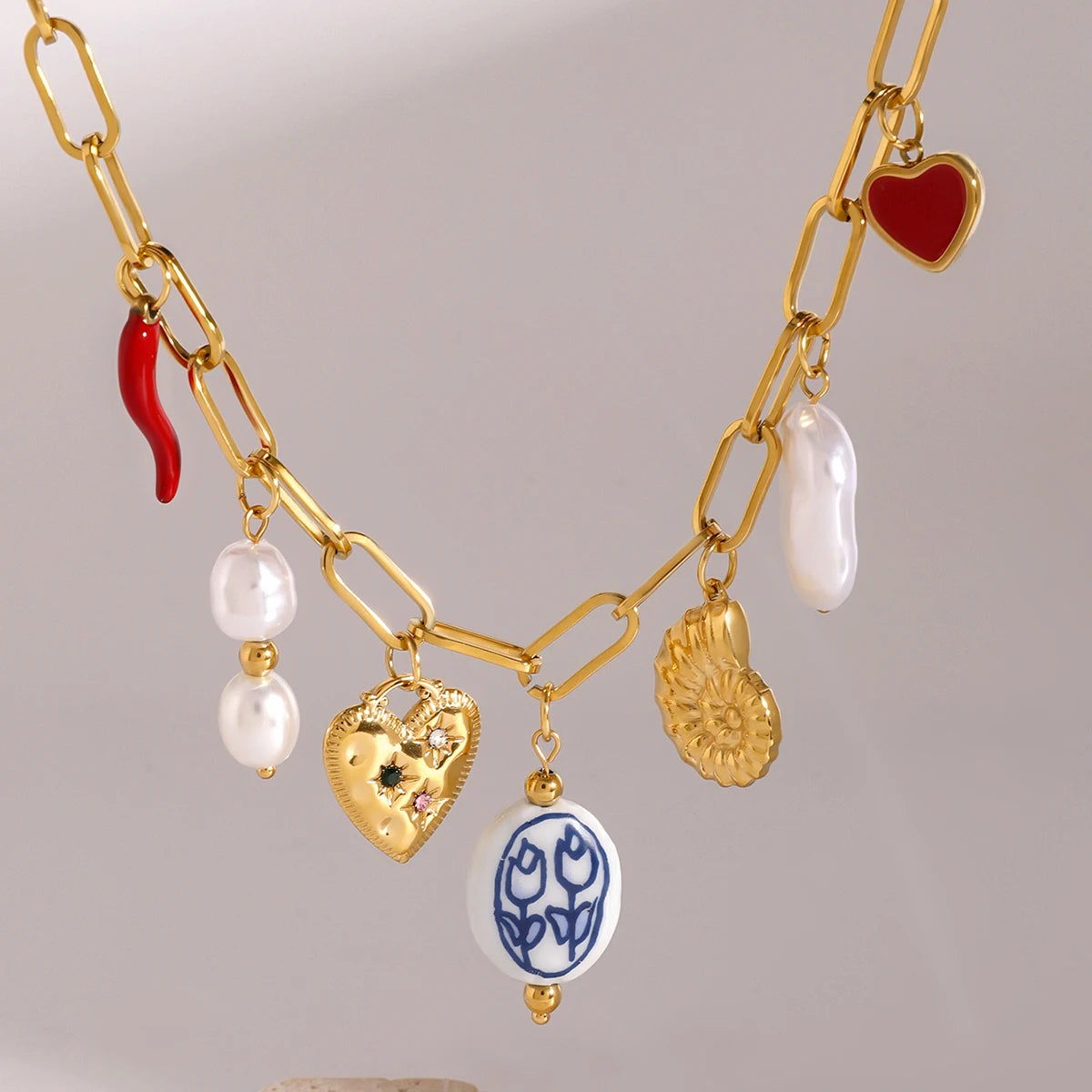 Summer Love Charm Necklace