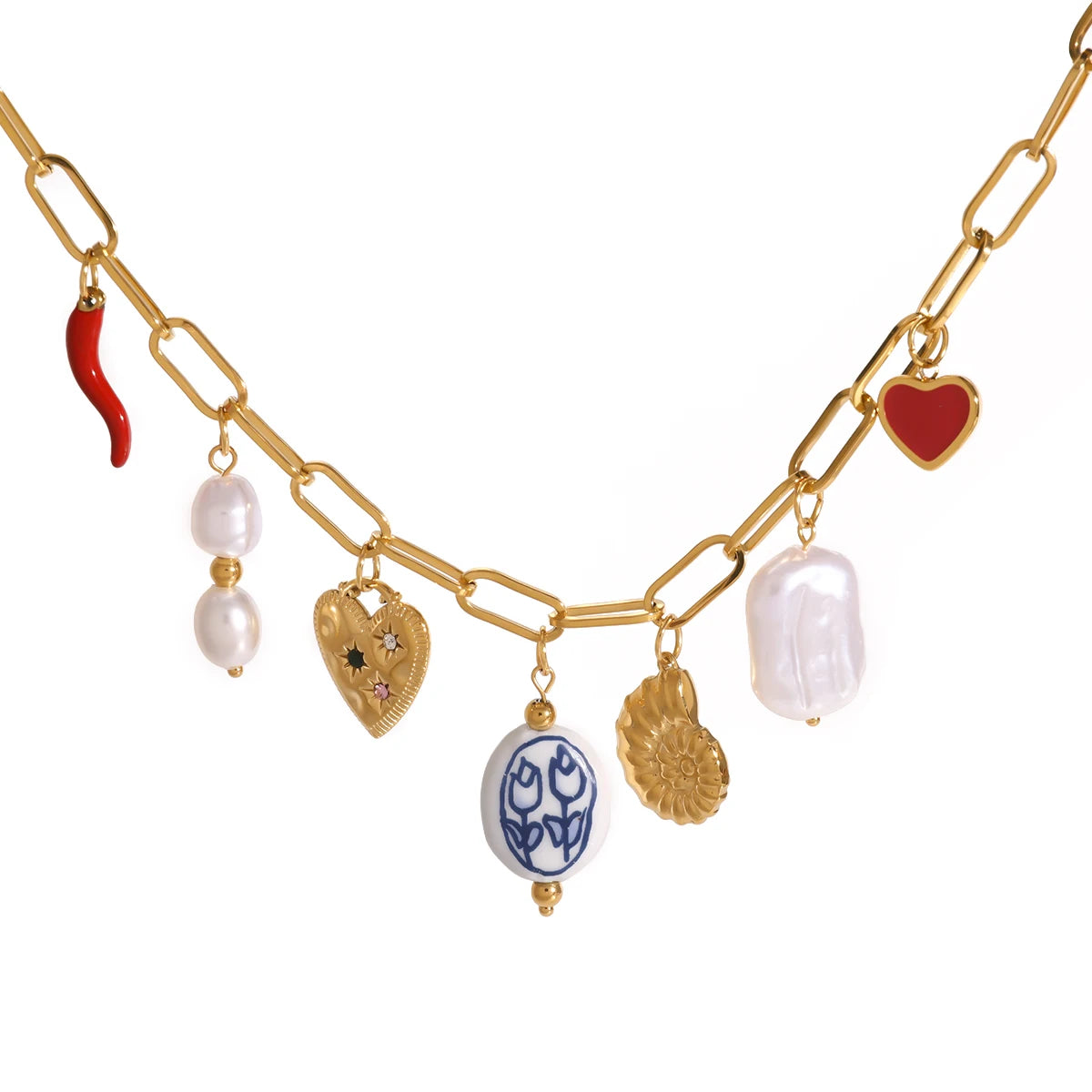 Summer Love Charm Necklace
