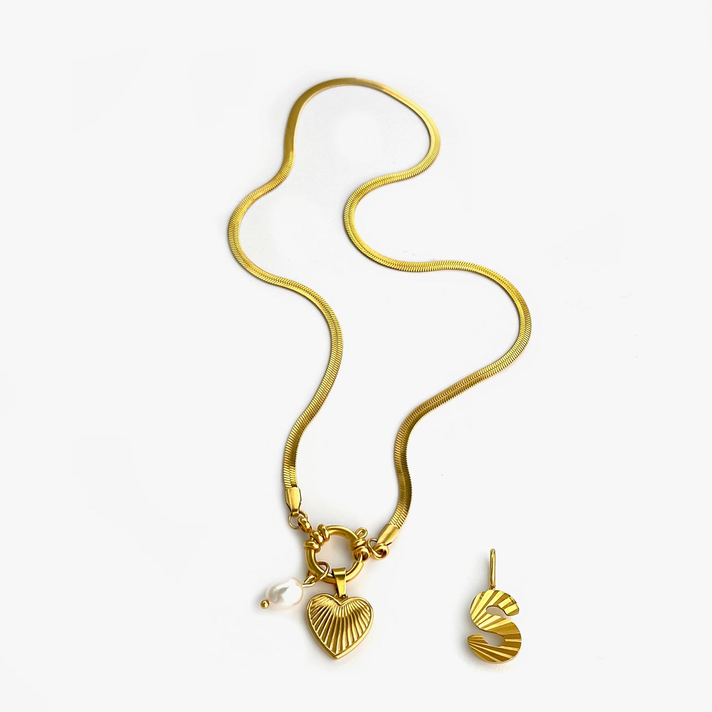 Freshwater Pearl Charm Necklace
