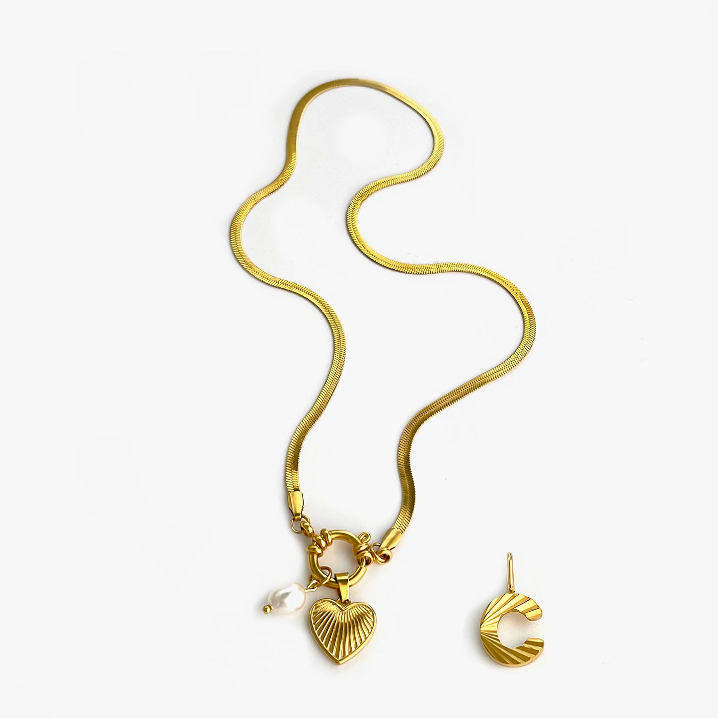 Freshwater Pearl Charm Necklace
