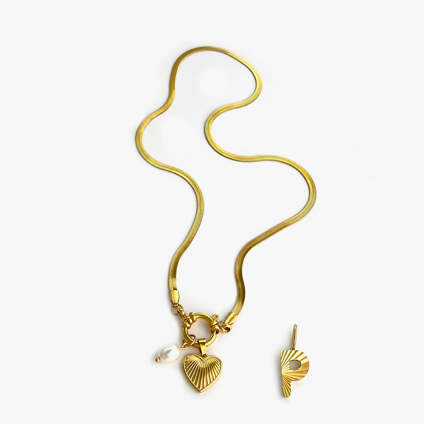 Freshwater Pearl Charm Necklace