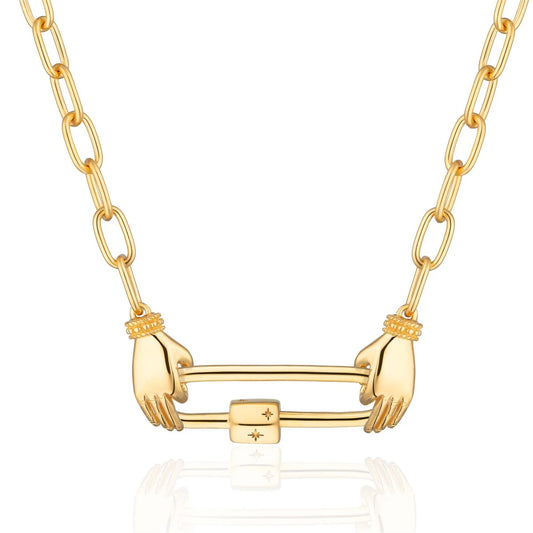 Paperclip Clasp Necklace