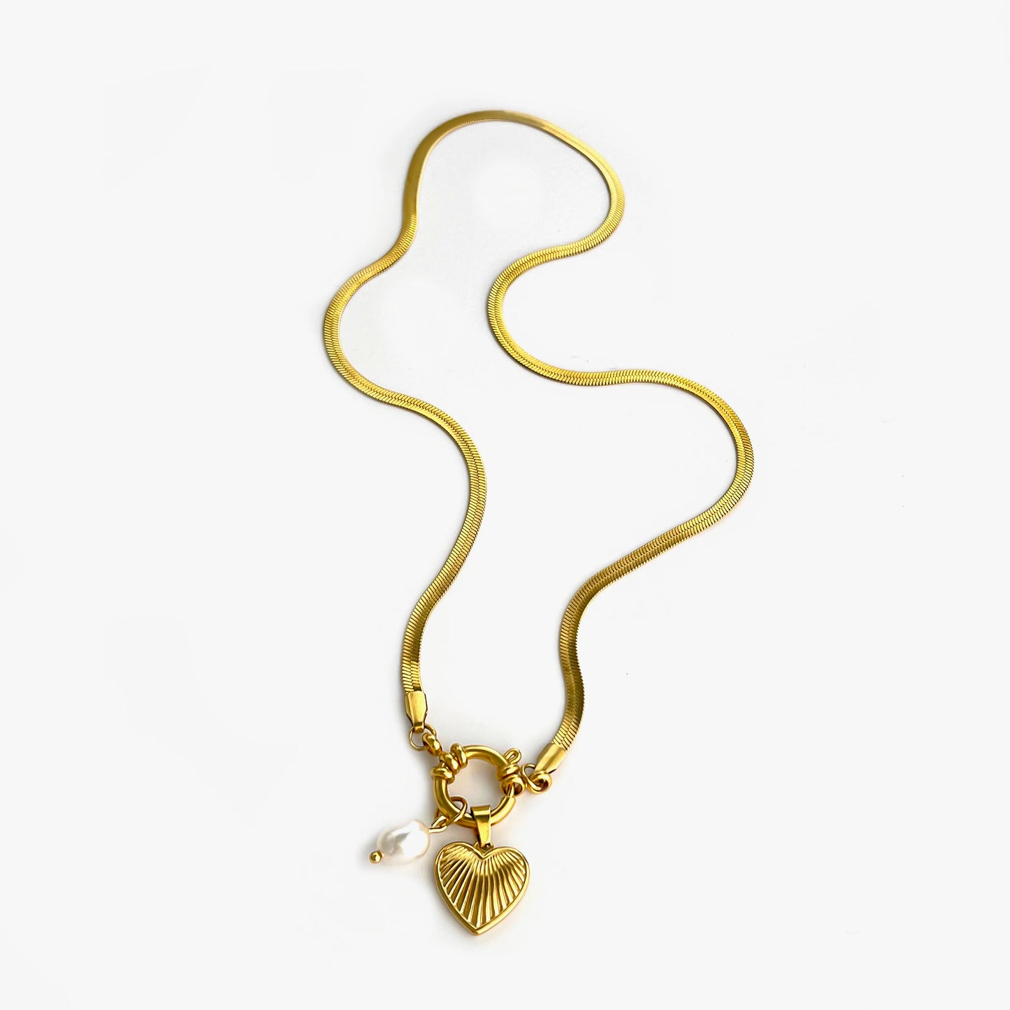 Freshwater Pearl Charm Necklace
