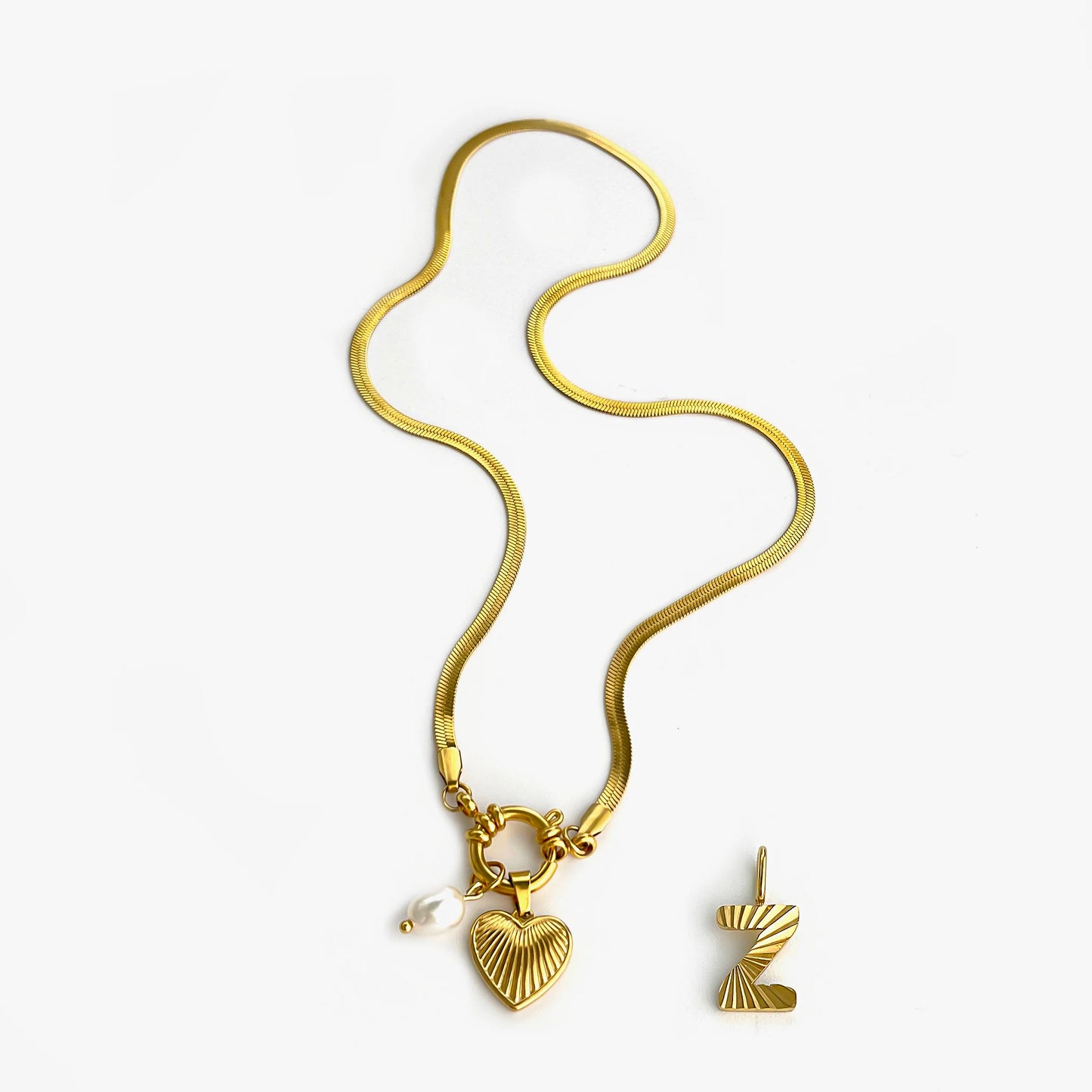 Freshwater Pearl Charm Necklace