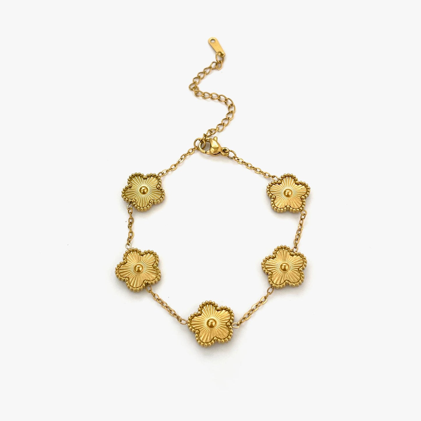 Gold Clover Bracelet