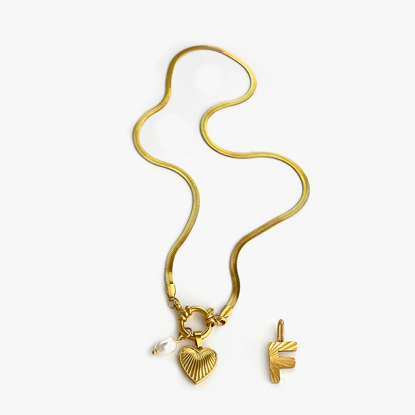 Freshwater Pearl Charm Necklace
