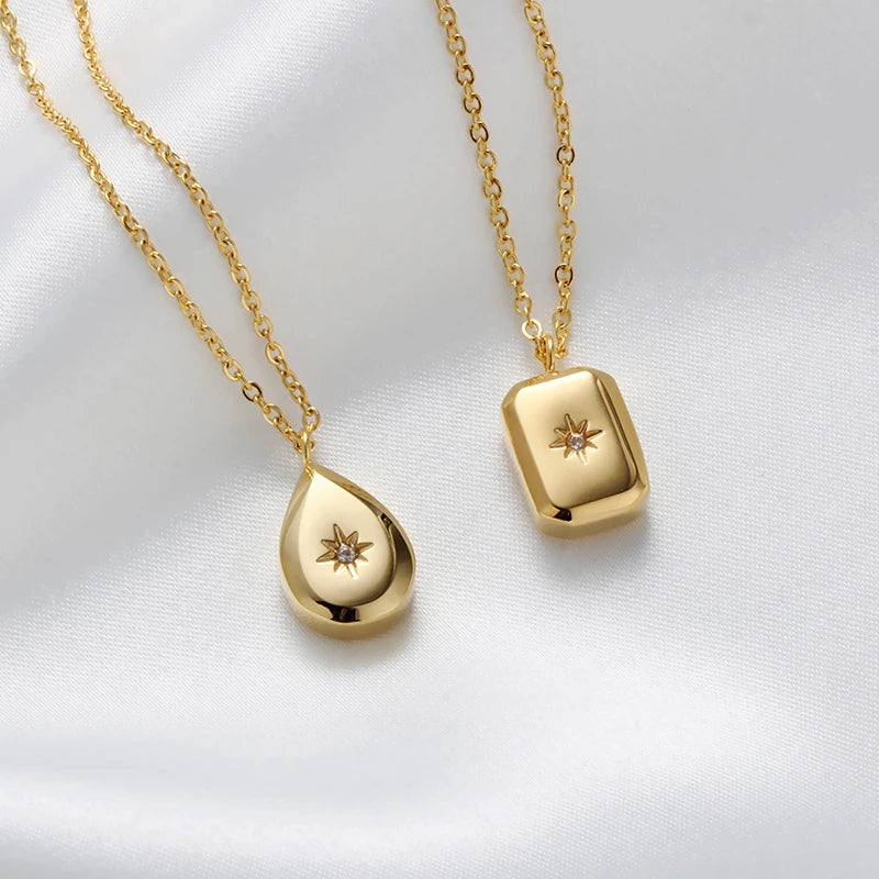 Rhinestone Minimalist Necklace