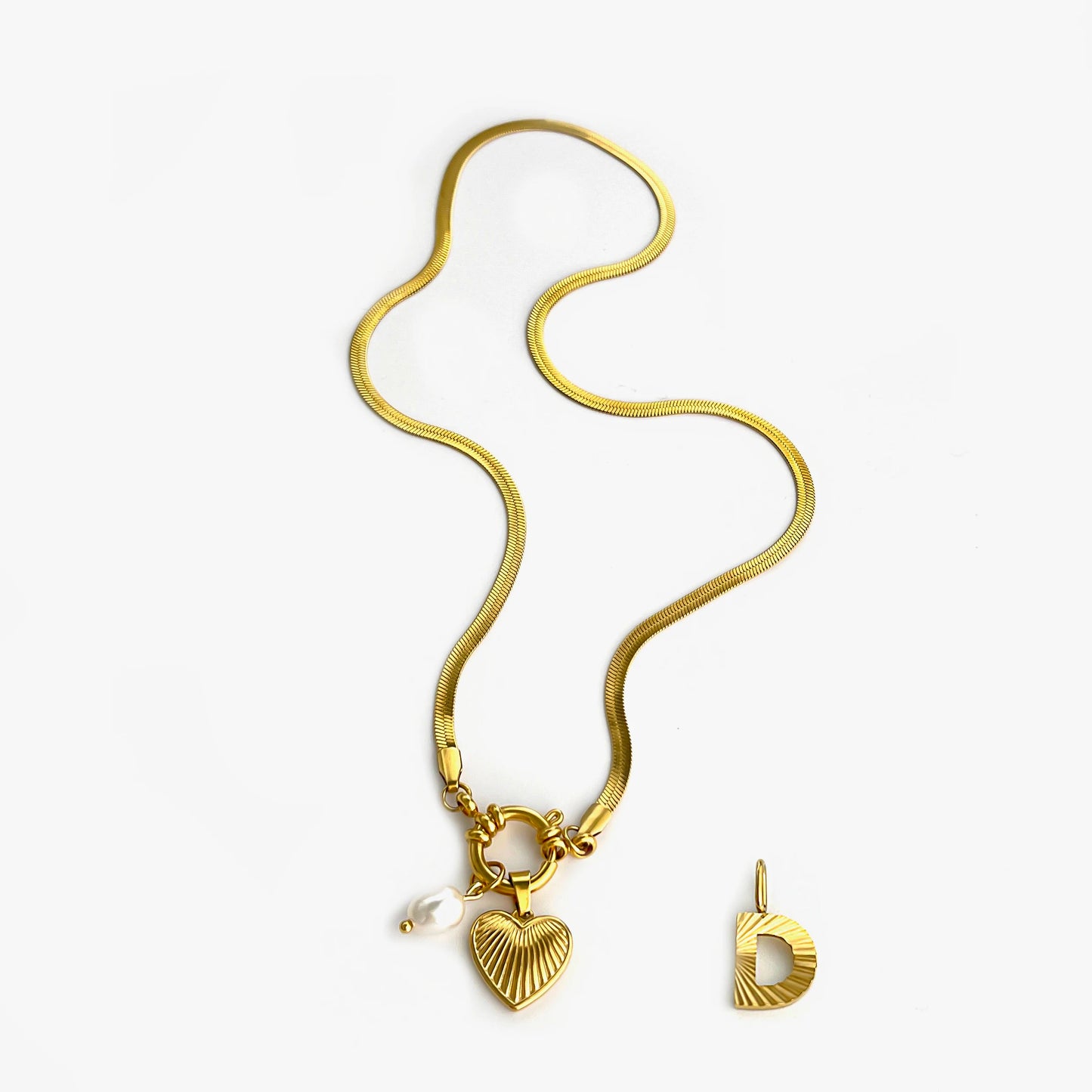 Freshwater Pearl Charm Necklace