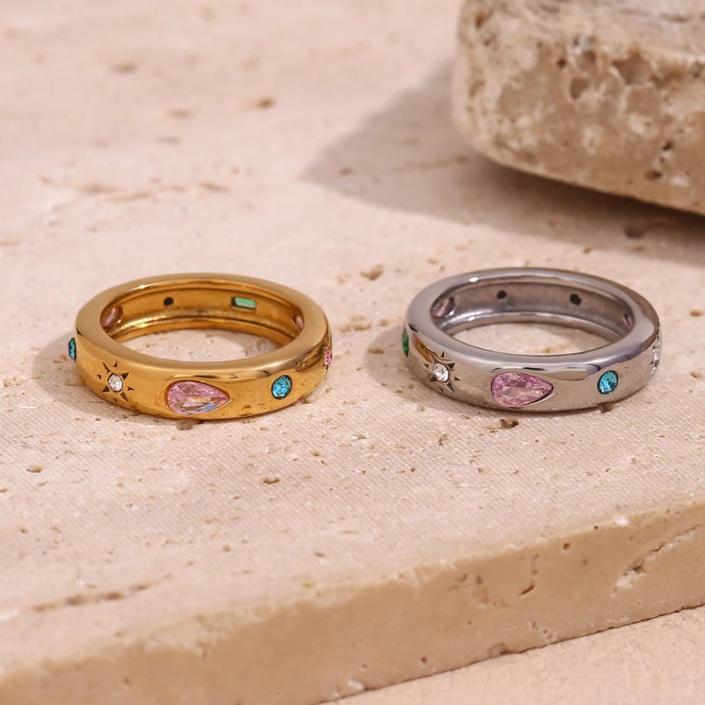 Gemstone Aqua Band